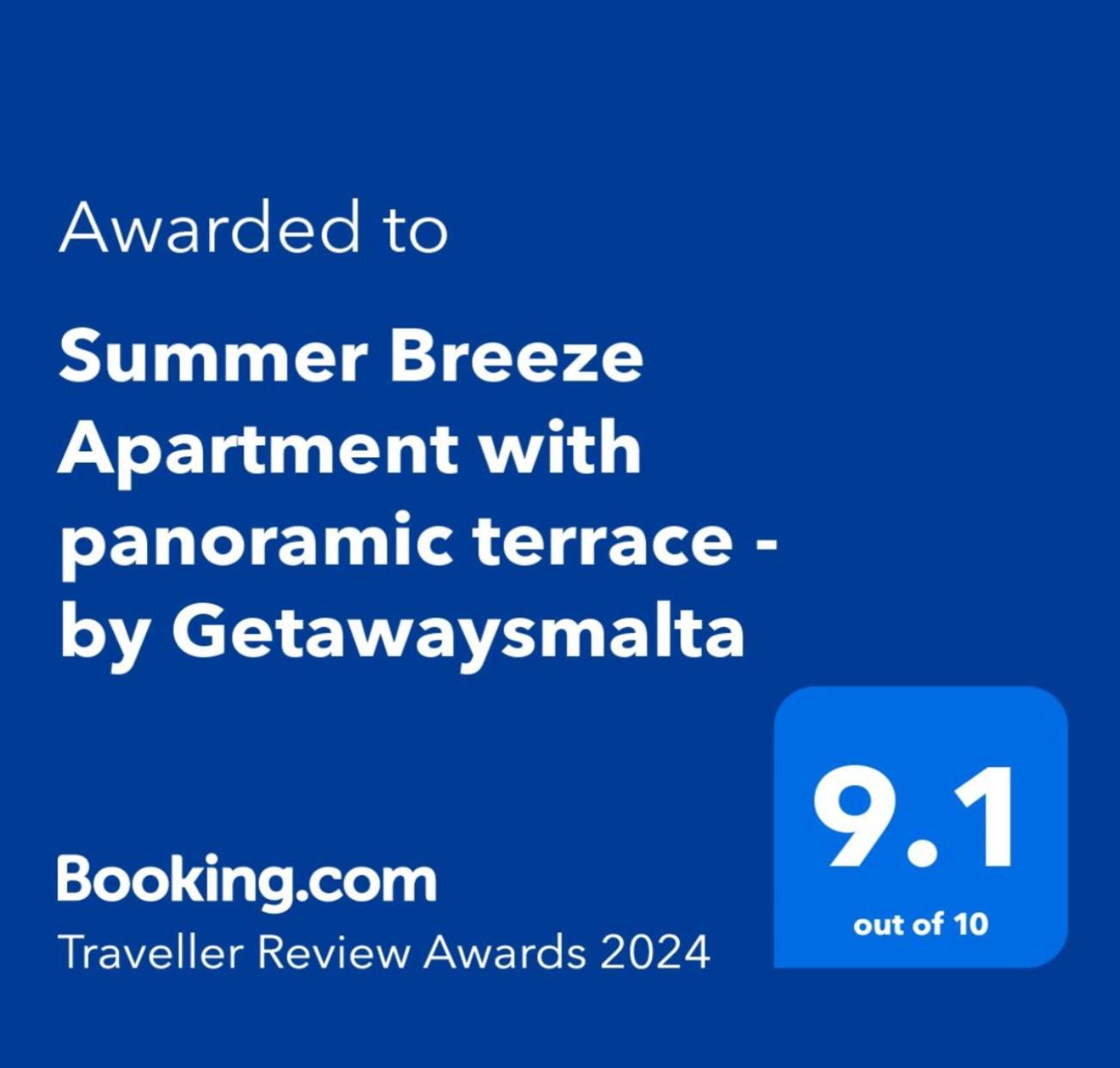 Summer Breeze Apartment With Panoramic Terrace - By Getawaysmalta Меллиеха Экстерьер фото